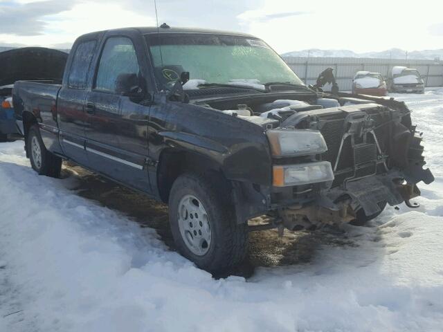 1GCEK19TX3E363383 - 2003 CHEVROLET SILVERADO BLACK photo 1