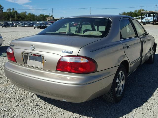 1YVGF22C025292331 - 2002 MAZDA 626 LX BEIGE photo 4