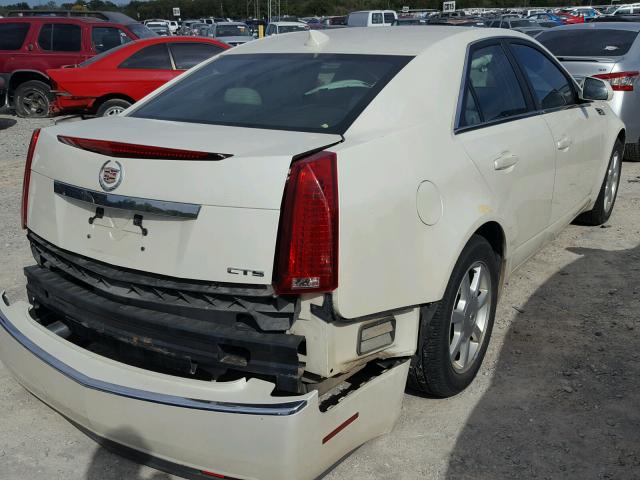 1G6DF577090147726 - 2009 CADILLAC CTS WHITE photo 4