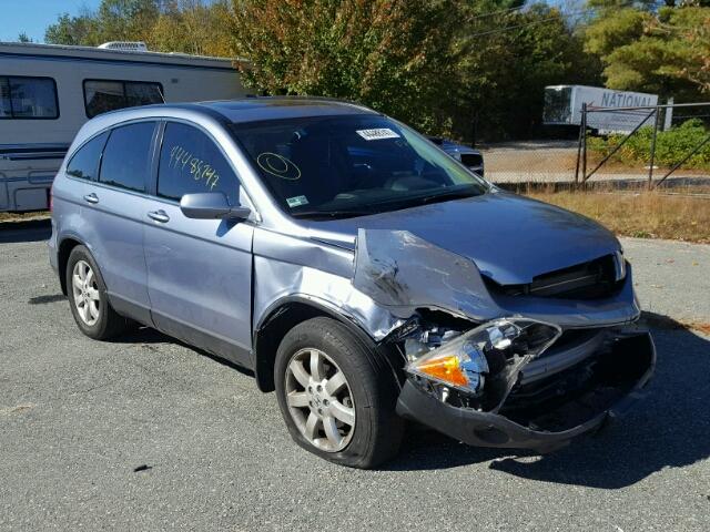 JHLRE48777C015611 - 2007 HONDA CR-V EXL BLUE photo 1