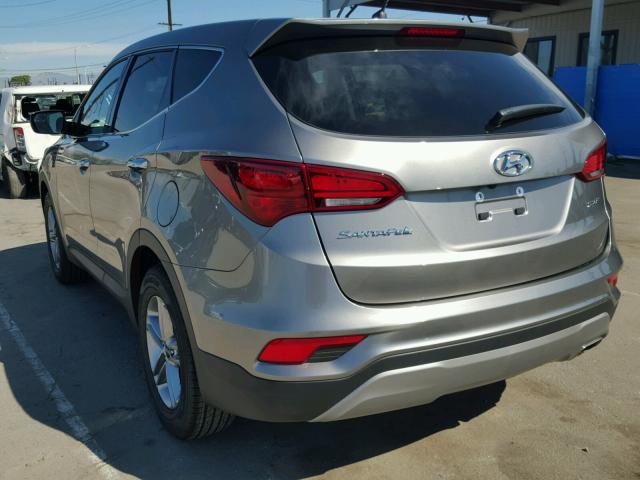 5NMZT3LBXJH059703 - 2018 HYUNDAI SANTA FE S Boz foto 3
