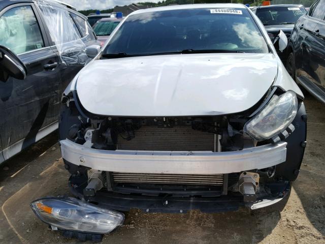 1C3CDFCH4DD293555 - 2013 DODGE DART LIMIT WHITE photo 9