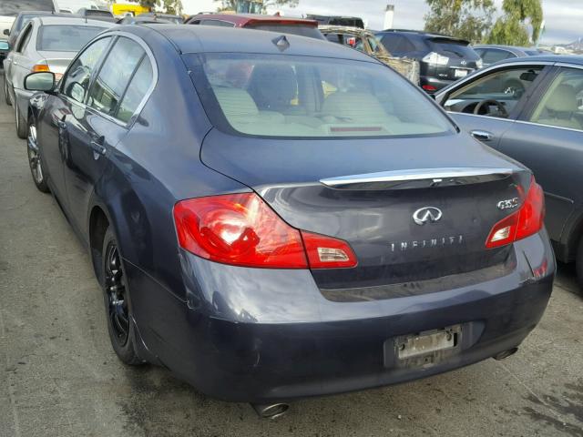 JNKBV61E97M714413 - 2007 INFINITI G35 BLUE photo 3