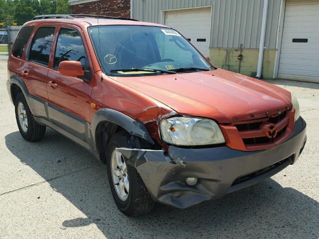 4F2YZ04125KM05560 - 2005 MAZDA TRIBUTE S ORANGE photo 1