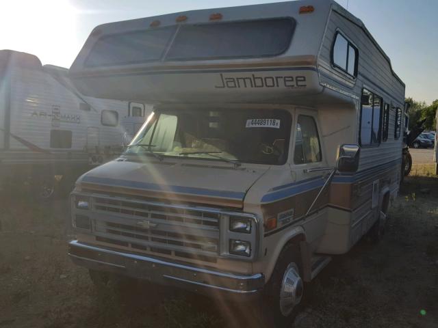 2GBJG31MXF4145727 - 1985 CHEVROLET JAMBOREE BEIGE photo 2