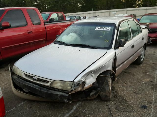 1NXBA02E4TZ493723 - 1996 TOYOTA COROLLA SILVER photo 2