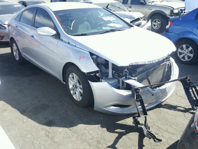 5NPEB4AC3CH466819 - 2012 HYUNDAI SONATA GLS SILVER photo 1