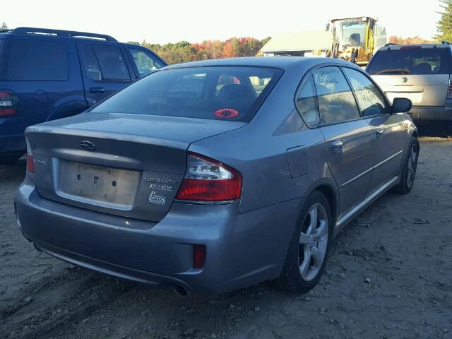 4S3BL616887225078 - 2008 SUBARU LEGACY 2.5 GRAY photo 4