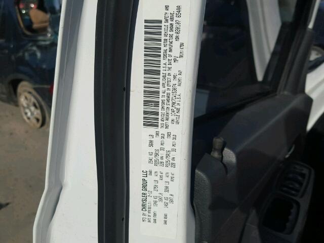 1C4PJMAK7CW153074 - 2012 JEEP LIBERTY SP WHITE photo 10