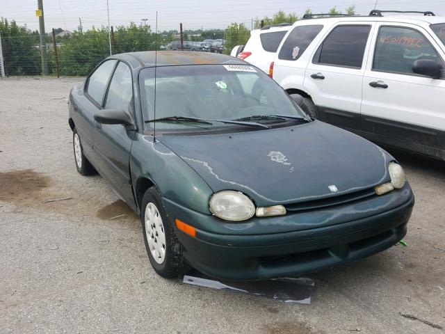 1B3ES47C4WD526562 - 1998 DODGE NEON HIGHL GREEN photo 1