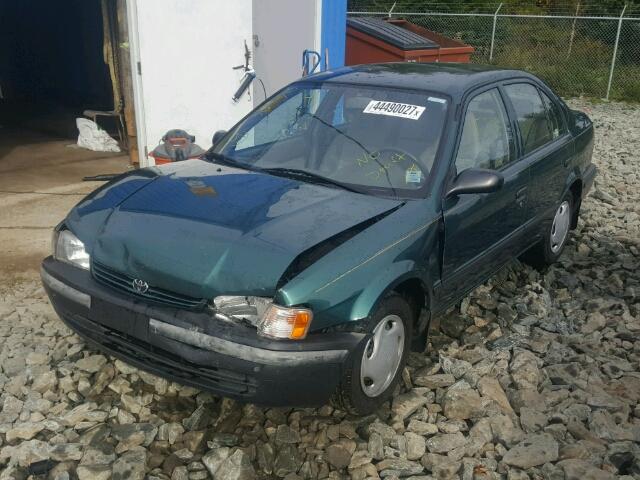 JT2BC53L7W0332859 - 1998 TOYOTA TERCEL CE GREEN photo 2