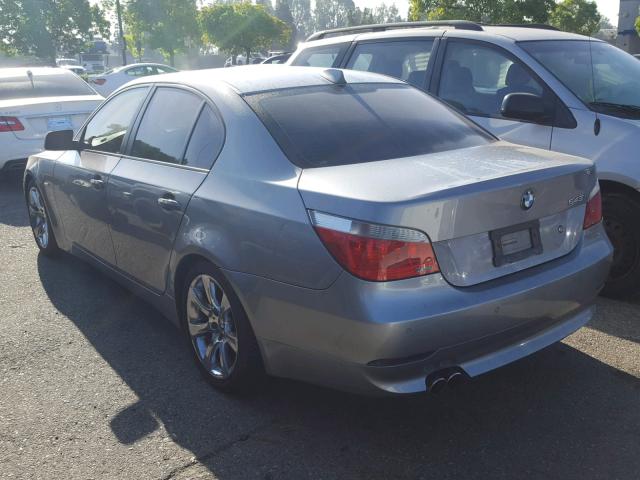 WBANB33584B108768 - 2004 BMW 545 I BLACK photo 3