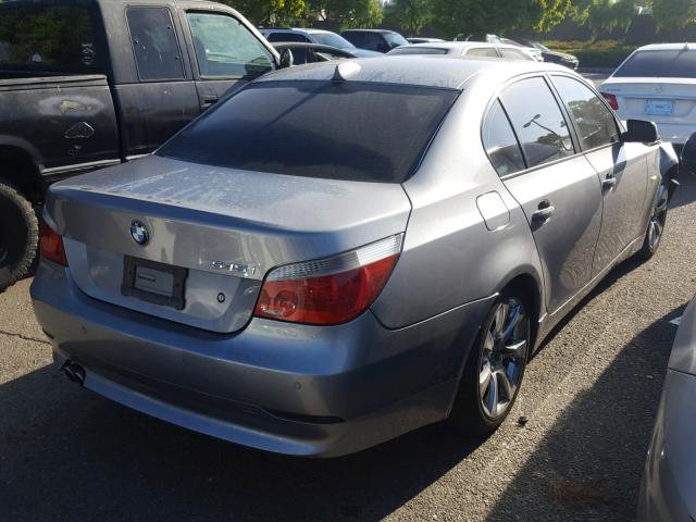 WBANB33584B108768 - 2004 BMW 545 I BLACK photo 4