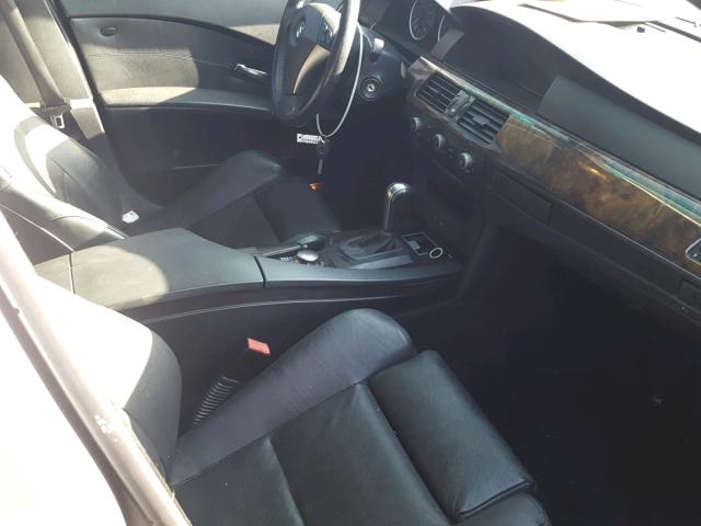 WBANB33584B108768 - 2004 BMW 545 I BLACK photo 5