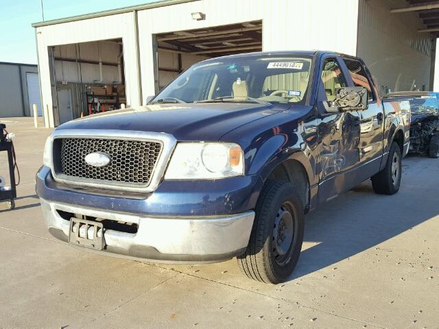 1FTRW12W77KC34955 - 2007 FORD F150 SUPER BLUE photo 2