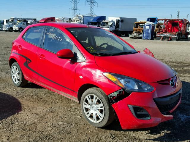 JM1DE1KY8C0142855 - 2012 MAZDA MAZDA2 RED photo 1