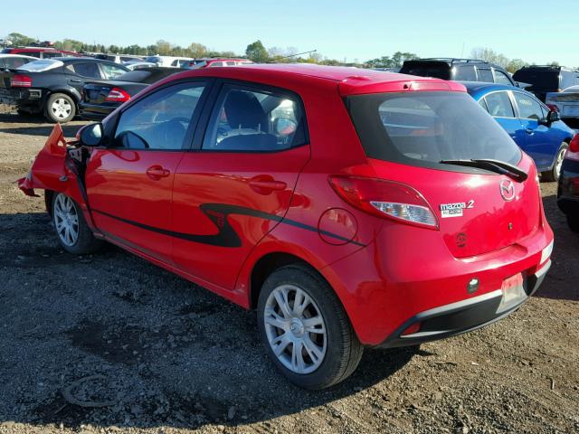 JM1DE1KY8C0142855 - 2012 MAZDA MAZDA2 RED photo 3