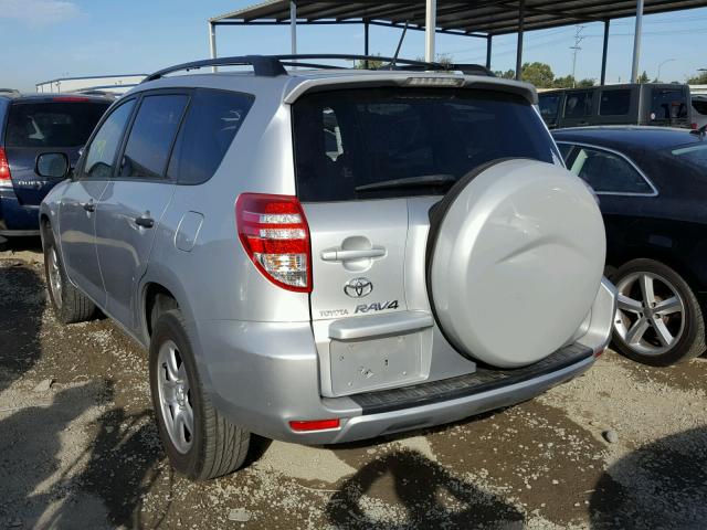 JTMZF4DV9AD017909 - 2010 TOYOTA RAV4 SILVER photo 3