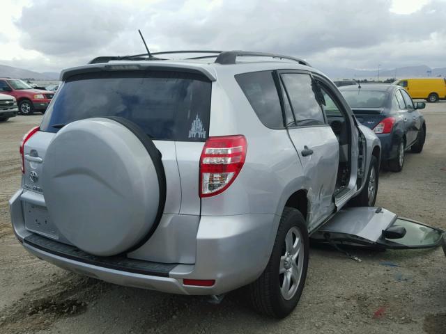 JTMZF4DV9AD017909 - 2010 TOYOTA RAV4 SILVER photo 4