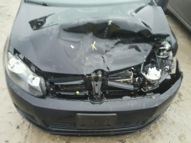 3VWPL7AJ8DM692689 - 2013 VOLKSWAGEN JETTA TDI BLACK photo 7