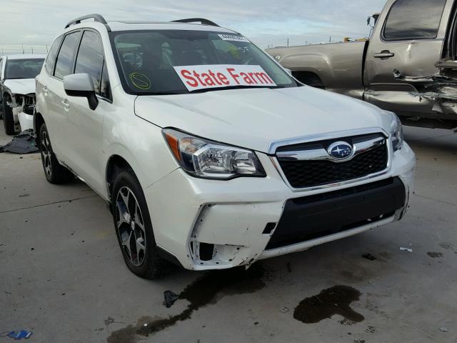 JF2SJGDC0FH520830 - 2015 SUBARU FORESTER 2 WHITE photo 1