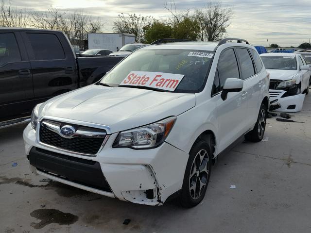 JF2SJGDC0FH520830 - 2015 SUBARU FORESTER 2 WHITE photo 2