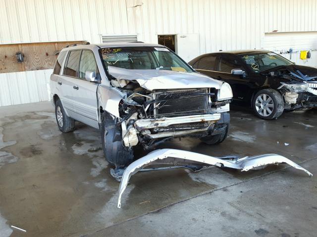 2HKYF18425H516160 - 2005 HONDA PILOT EX SILVER photo 1