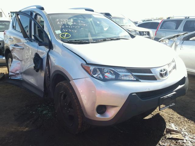 JTMZFREV1D5010639 - 2013 TOYOTA RAV4 LE SILVER photo 1