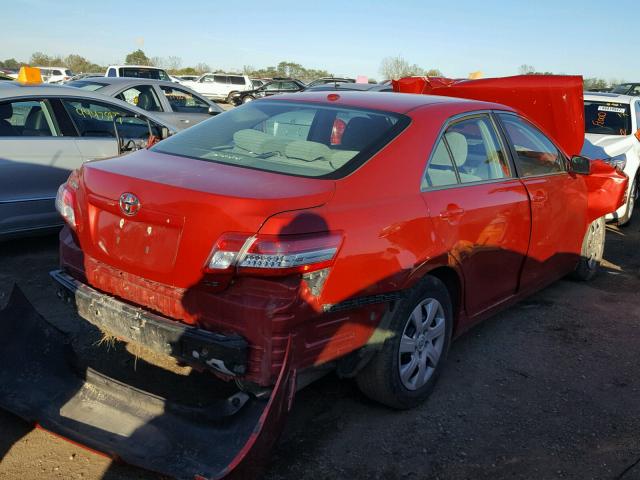 4T1BF3EK8BU131347 - 2011 TOYOTA CAMRY BASE RED photo 4