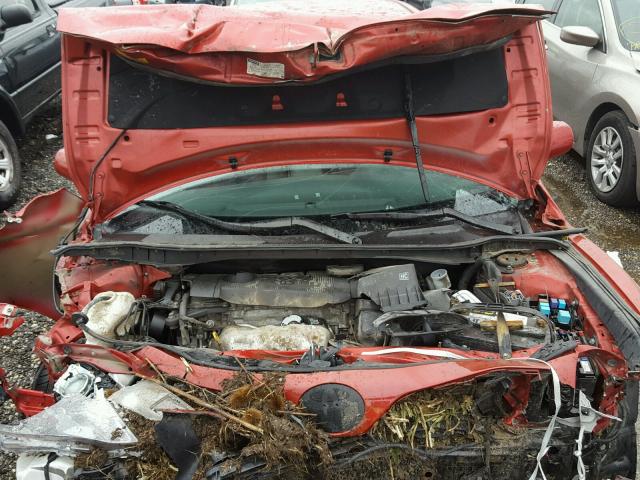 4T1BF3EK8BU131347 - 2011 TOYOTA CAMRY BASE RED photo 7