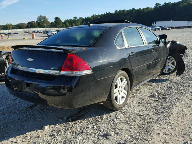 2G1WG5EKXB1320245 - 2011 CHEVROLET IMPALA BLACK photo 4