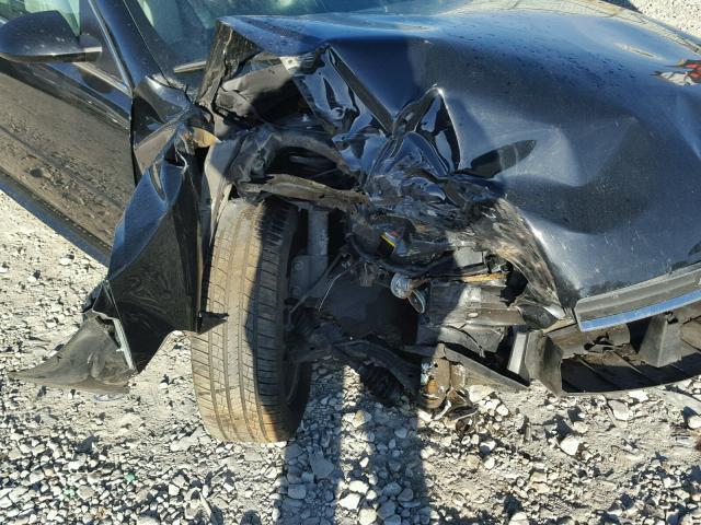 2G1WG5EKXB1320245 - 2011 CHEVROLET IMPALA BLACK photo 9