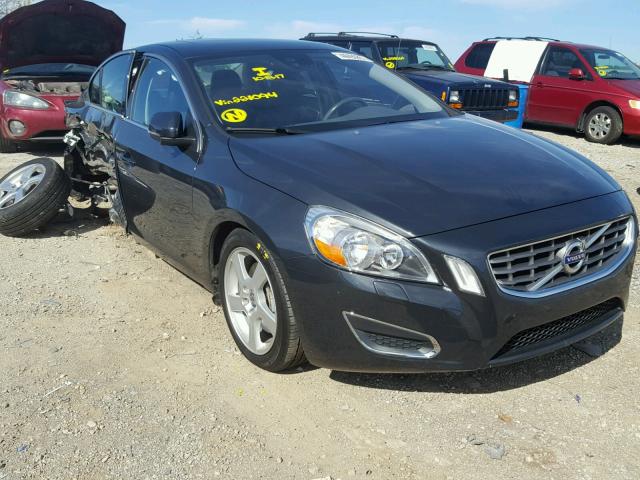 YV1612FH3D2221094 - 2013 VOLVO S60 T5 GRAY photo 1