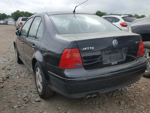 3VWSE69M32M188559 - 2002 VOLKSWAGEN JETTA GLS BLACK photo 3