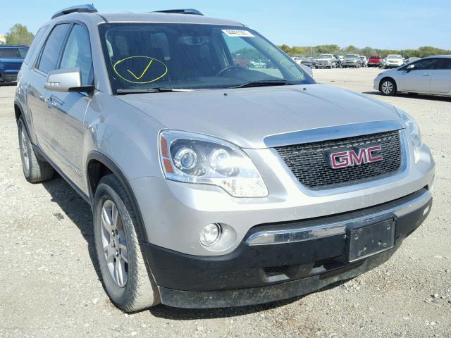 1GKEV33708J110798 - 2008 GMC ACADIA SLT SILVER photo 1