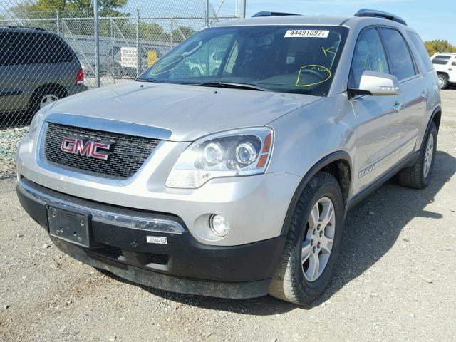 1GKEV33708J110798 - 2008 GMC ACADIA SLT SILVER photo 2