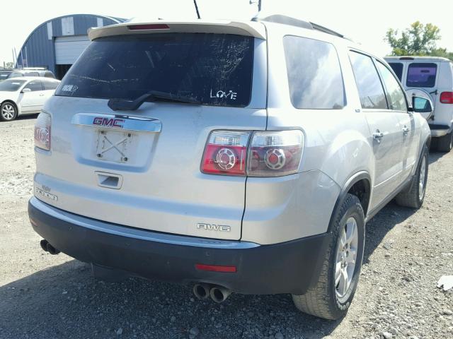 1GKEV33708J110798 - 2008 GMC ACADIA SLT SILVER photo 4