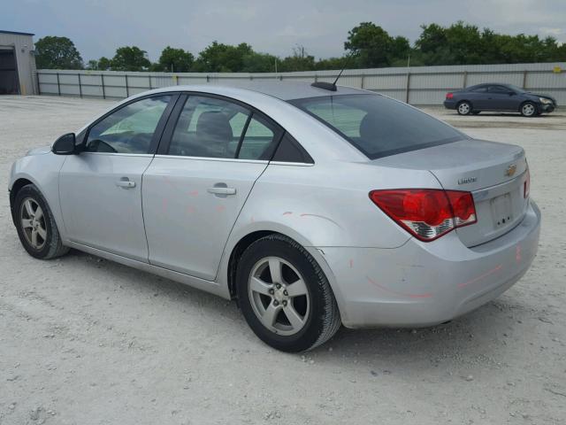 1G1PC5SB3F7102290 - 2015 CHEVROLET CRUZE LT SILVER photo 3