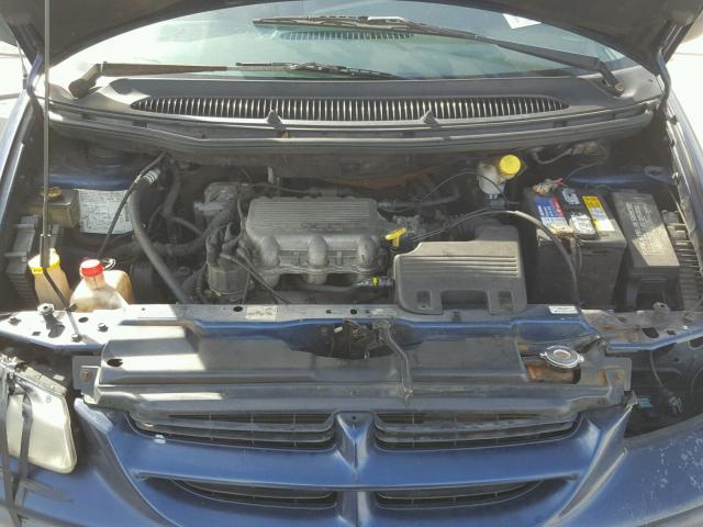 2B4GP2539YR884611 - 2000 DODGE CARAVAN BLUE photo 7