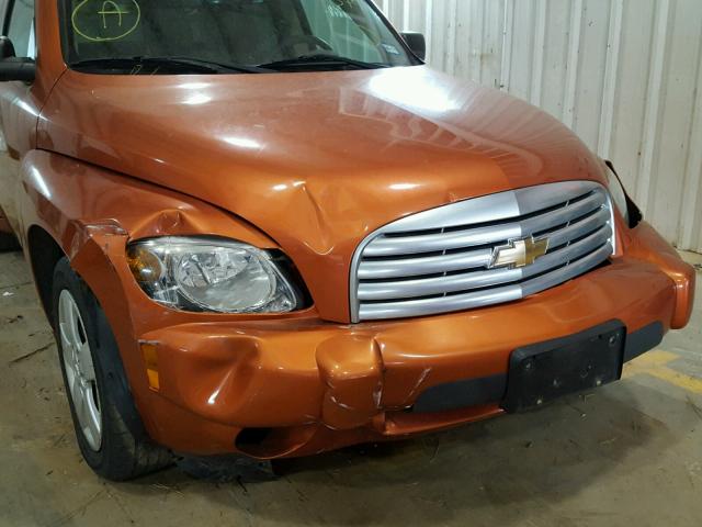 3GNDA13D86S664574 - 2006 CHEVROLET HHR LS ORANGE photo 9