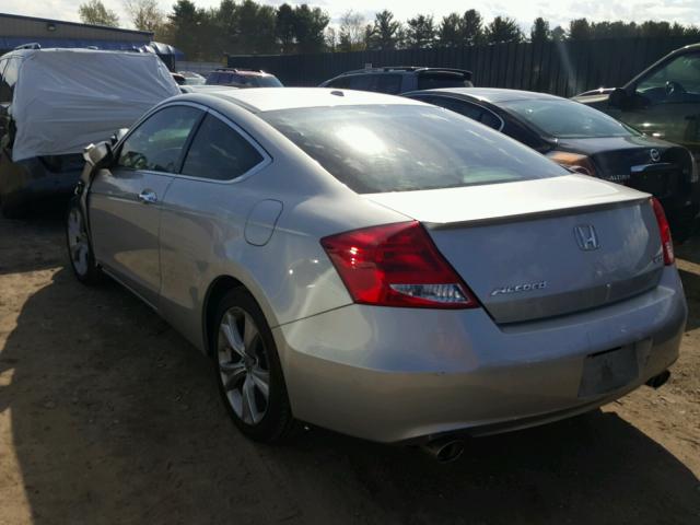 1HGCS2B89CA004604 - 2012 HONDA ACCORD EXL SILVER photo 3