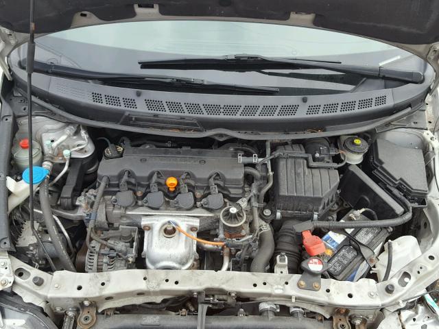 1HGFA16909L015226 - 2009 HONDA CIVIC EXL ვერცხლისფერი ფოტო 7
