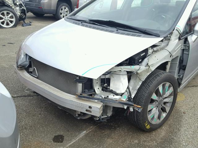 1HGFA16909L015226 - 2009 HONDA CIVIC EXL SILVER photo 9