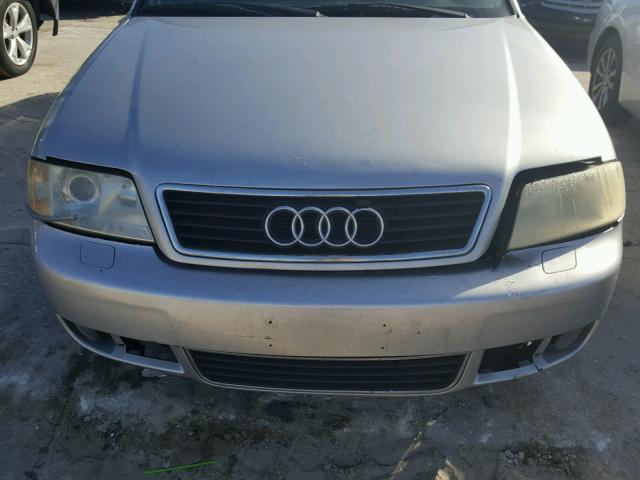 WAUBH24B9YN122912 - 2000 AUDI A6 SILVER photo 10