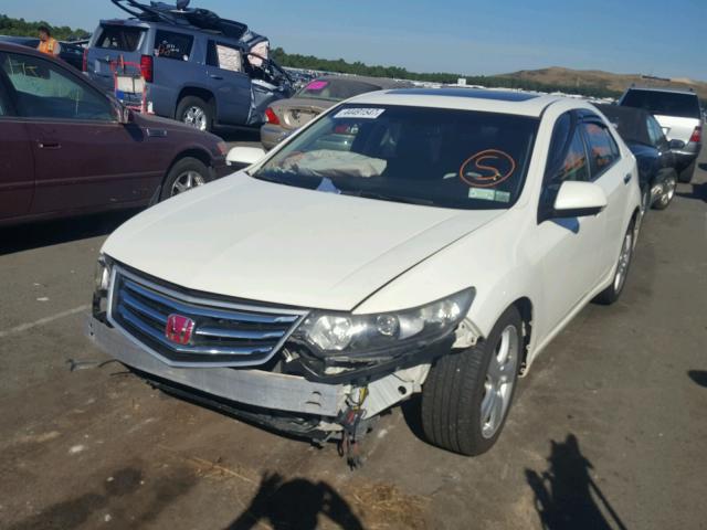 JH4CU2F63AC037230 - 2010 ACURA TSX WHITE photo 2