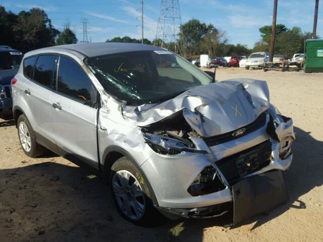 1FMCU0F73EUD29356 - 2014 FORD ESCAPE SILVER photo 1