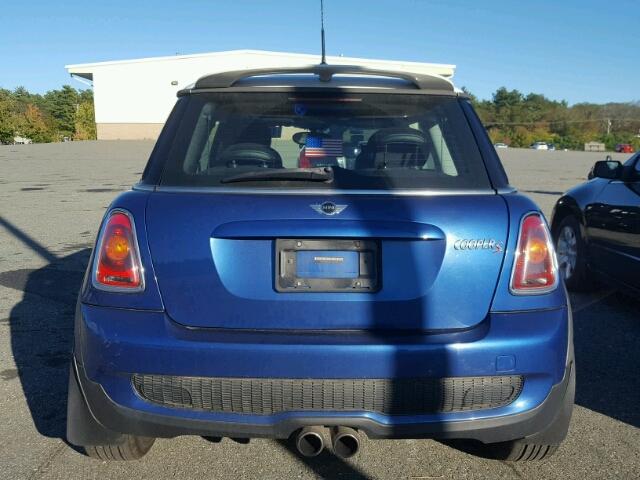 WMWMF73567TL92942 - 2007 MINI COOPER BLUE photo 10