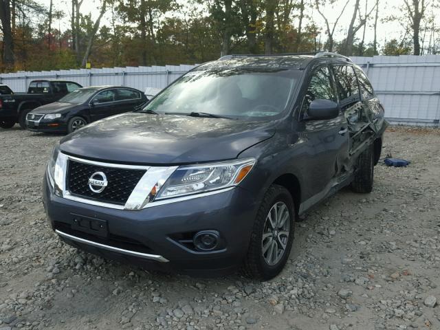 5N1AR2MM5DC658805 - 2013 NISSAN PATHFINDER GRAY photo 2