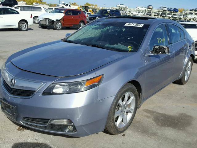 19UUA8F58CA008766 - 2012 ACURA TL BLUE photo 2