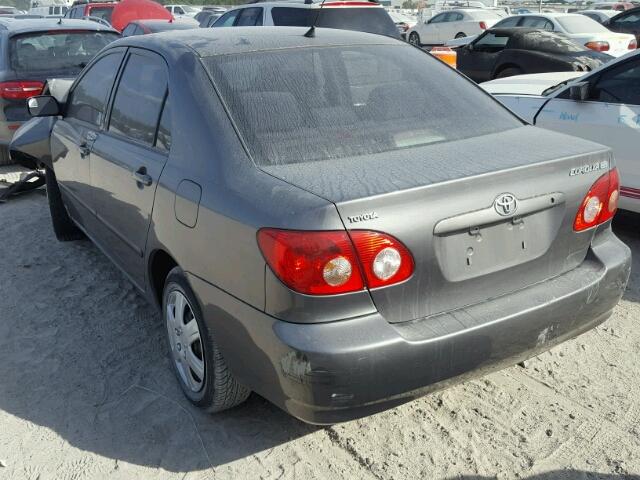 2T1BR32E47C802981 - 2007 TOYOTA COROLLA CE GRAY photo 3